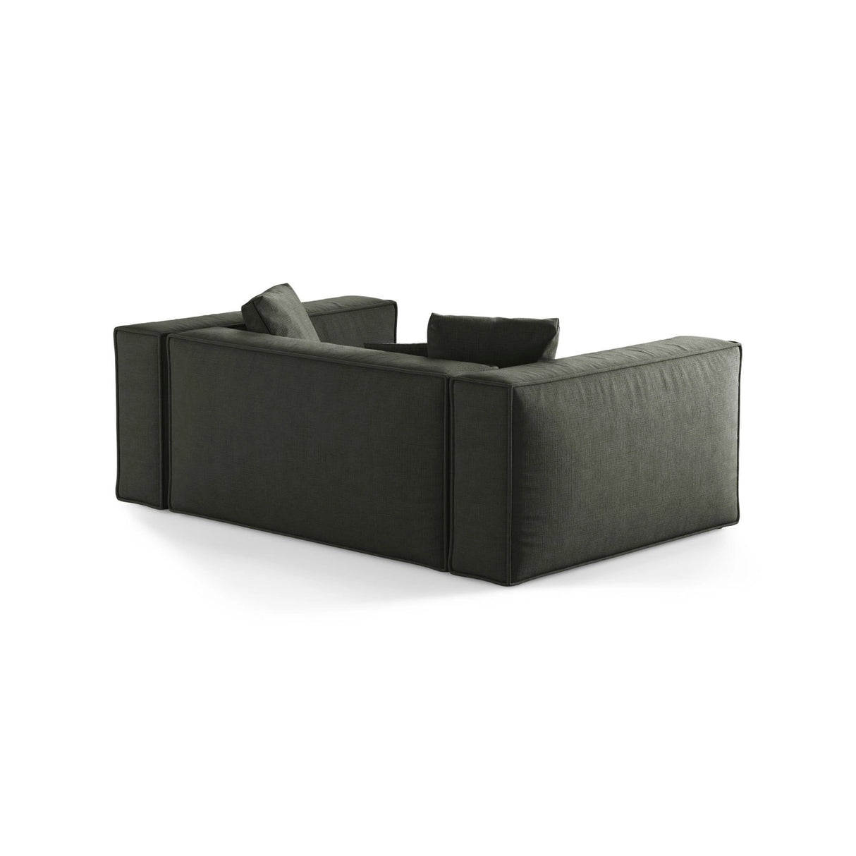 Aveiro 2-Sitzer Sofa aus Strukturierter Stoff in Moosgrün (Liberty 12), 180x118x86 cm von Cosmopolitan Design – Bild 3
