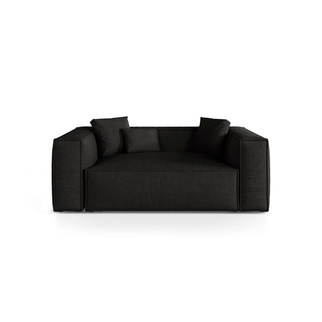 Aveiro 2-Sitzer Sofa aus Strukturierter Stoff in Schwarz (Liberty 22), 180x118x86 cm von Cosmopolitan Design – Bild 1
