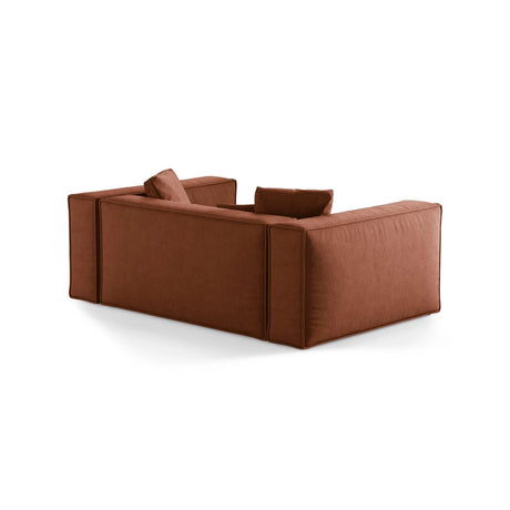Aveiro 2-Sitzer Sofa aus Strukturierter Stoff in Ziegelstein (Liberty 9), 180x118x86 cm von Cosmopolitan Design – Bild 3
