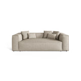 Aveiro 3-Sitzer Sofa aus Chenille in Dunkelbeige (Eden 4 Beige), 220x118x86 cm von Cosmopolitan Design – Bild 1