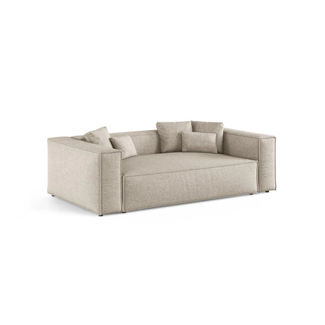 Aveiro 3-Sitzer Sofa aus Chenille in Dunkelbeige (Eden 4 Beige), 220x118x86 cm von Cosmopolitan Design – Bild 2