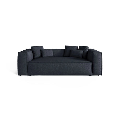 Aveiro 3-Sitzer Sofa aus Chenille in Marineblau (Eden 16 Deep Blue), 220x118x86 cm von Cosmopolitan Design – Bild 1