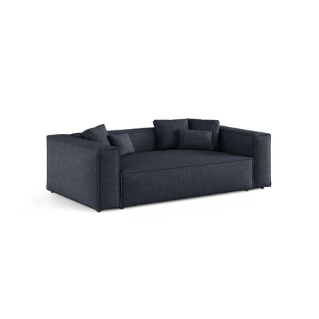 Aveiro 3-Sitzer Sofa aus Chenille in Marineblau (Eden 16 Deep Blue), 220x118x86 cm von Cosmopolitan Design – Bild 2