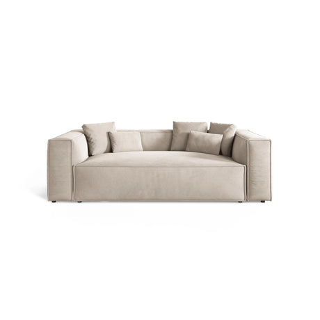 Aveiro 3-Sitzer Sofa aus Samt, Chenille oder Strukturstoff, 220x118x86 cm von Cosmopolitan Design – Bild 1