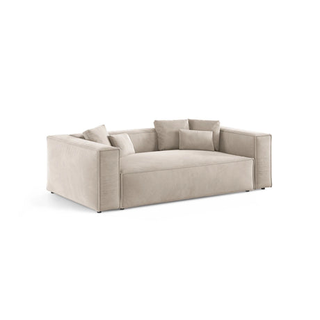 Aveiro 3-Sitzer Sofa aus Samt, Chenille oder Strukturstoff, 220x118x86 cm von Cosmopolitan Design – Bild 2