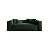 Aveiro 3-Sitzer Sofa aus Samt in Flaschengrün (Casino Deep Green), 220x118x86 cm von Cosmopolitan Design – Bild 1