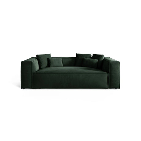 Aveiro 3-Sitzer Sofa aus Samt in Flaschengrün (Casino Deep Green), 220x118x86 cm von Cosmopolitan Design – Bild 1