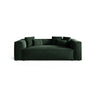 Aveiro 3-Sitzer Sofa aus Samt in Flaschengrün (Casino Deep Green), 220x118x86 cm von Cosmopolitan Design – Bild 1