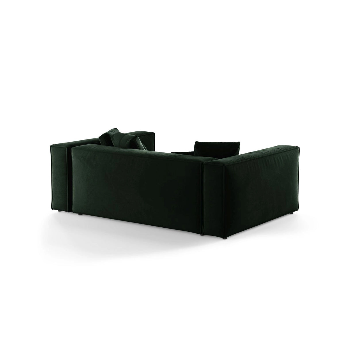 Aveiro 3-Sitzer Sofa aus Samt in Flaschengrün (Casino Deep Green), 220x118x86 cm von Cosmopolitan Design – Bild 3