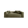 Aveiro 3-Sitzer Sofa aus Samt in Hellgrün (Casino Forest), 220x118x86 cm von Cosmopolitan Design – Bild 1