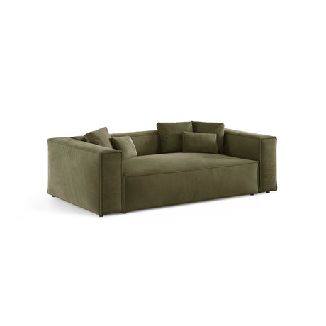 Aveiro 3-Sitzer Sofa aus Samt in Hellgrün (Casino Forest), 220x118x86 cm von Cosmopolitan Design – Bild 2