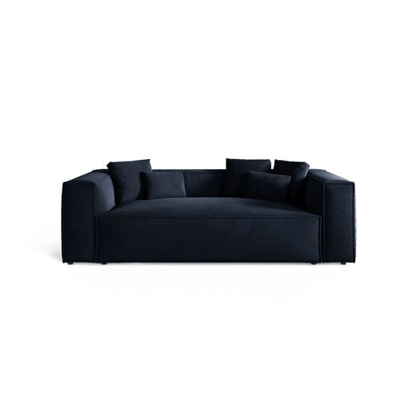 Aveiro 3-Sitzer Sofa aus Samt in Königsblau (Casino Deep Blue), 220x118x86 cm von Cosmopolitan Design – Bild 1