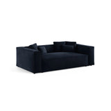 Aveiro 3-Sitzer Sofa aus Samt in Königsblau (Casino Deep Blue), 220x118x86 cm von Cosmopolitan Design – Bild 2