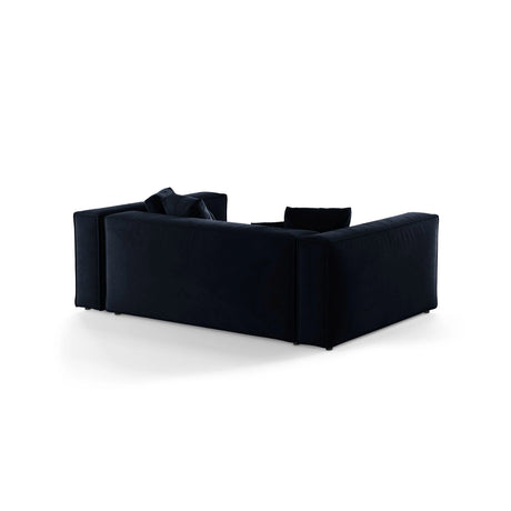 Aveiro 3-Sitzer Sofa aus Samt in Königsblau (Casino Deep Blue), 220x118x86 cm von Cosmopolitan Design – Bild 3