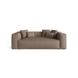 Aveiro 3-Sitzer Sofa aus Strukturierter Stoff in Cappuccino (Liberty 5), 220x118x86 cm von Cosmopolitan Design – Bild 1