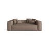 Aveiro 3-Sitzer Sofa aus Strukturierter Stoff in Cappuccino (Liberty 5), 220x118x86 cm von Cosmopolitan Design – Bild 1