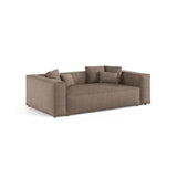 Aveiro 3-Sitzer Sofa aus Strukturierter Stoff in Cappuccino (Liberty 5), 220x118x86 cm von Cosmopolitan Design – Bild 2