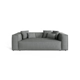 Aveiro 3-Sitzer Sofa aus Strukturierter Stoff in Grau (Liberty 20), 220x118x86 cm von Cosmopolitan Design – Bild 1