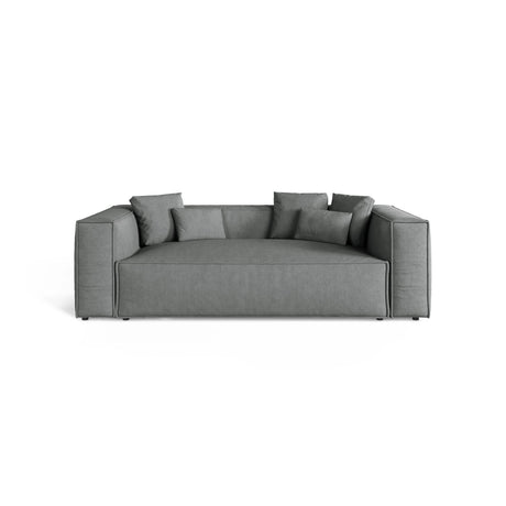 Aveiro 3-Sitzer Sofa aus Strukturierter Stoff in Grau (Liberty 20), 220x118x86 cm von Cosmopolitan Design – Bild 1