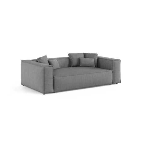 Aveiro 3-Sitzer Sofa aus Strukturierter Stoff in Grau (Liberty 20), 220x118x86 cm von Cosmopolitan Design – Bild 2