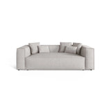 Aveiro 3-Sitzer Sofa aus Strukturierter Stoff in Hellgrau (Liberty 18), 220x118x86 cm von Cosmopolitan Design – Bild 1