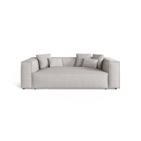 Aveiro 3-Sitzer Sofa aus Strukturierter Stoff in Hellgrau (Liberty 18), 220x118x86 cm von Cosmopolitan Design – Bild 1