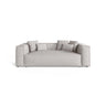 Aveiro 3-Sitzer Sofa aus Strukturierter Stoff in Hellgrau (Liberty 18), 220x118x86 cm von Cosmopolitan Design – Bild 1