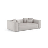 Aveiro 3-Sitzer Sofa aus Strukturierter Stoff in Hellgrau (Liberty 18), 220x118x86 cm von Cosmopolitan Design – Bild 2