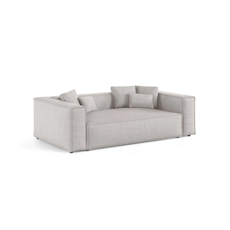 Aveiro 3-Sitzer Sofa aus Strukturierter Stoff in Hellgrau (Liberty 18), 220x118x86 cm von Cosmopolitan Design – Bild 2