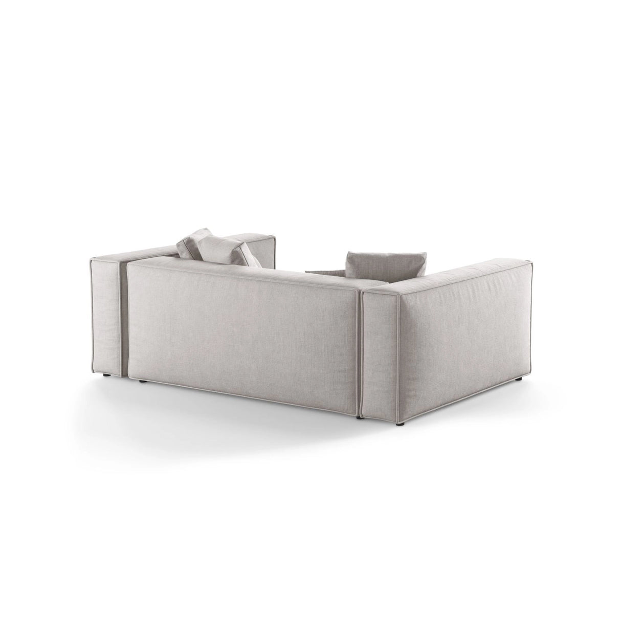 Aveiro 3-Sitzer Sofa aus Strukturierter Stoff in Hellgrau (Liberty 18), 220x118x86 cm von Cosmopolitan Design – Bild 3