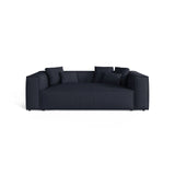 Aveiro 3-Sitzer Sofa aus Strukturierter Stoff in Marineblau (Liberty 15), 220x118x86 cm von Cosmopolitan Design – Bild 1