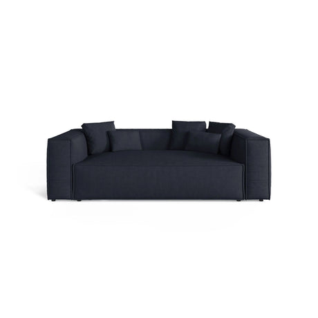 Aveiro 3-Sitzer Sofa aus Strukturierter Stoff in Marineblau (Liberty 15), 220x118x86 cm von Cosmopolitan Design – Bild 1