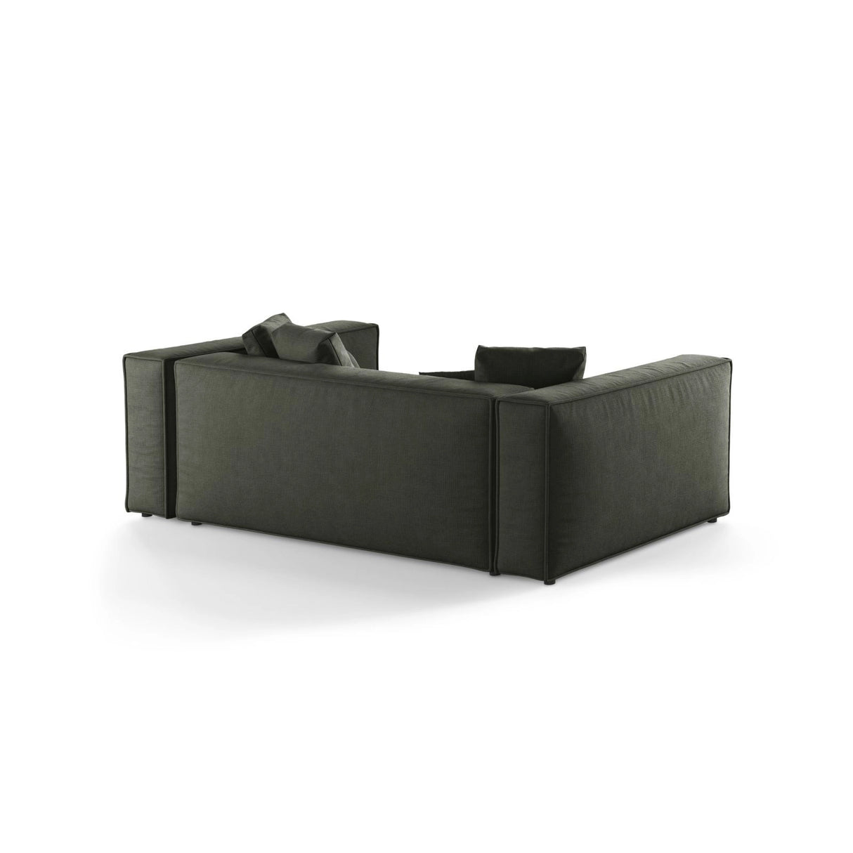 Aveiro 3-Sitzer Sofa aus Strukturierter Stoff in Moosgrün (Liberty 12), 220x118x86 cm von Cosmopolitan Design – Bild 3