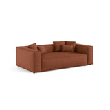 Aveiro 3-Sitzer Sofa aus Strukturierter Stoff in Ziegelstein (Liberty 9), 220x118x86 cm von Cosmopolitan Design – Bild 2