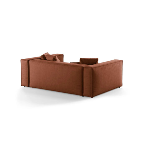 Aveiro 3-Sitzer Sofa aus Strukturierter Stoff in Ziegelstein (Liberty 9), 220x118x86 cm von Cosmopolitan Design – Bild 3