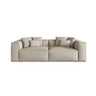 Aveiro 4-Sitzer Sofa aus Chenille in Dunkelbeige (Eden 4 Beige), 236x118x86 cm von Cosmopolitan Design – Bild 1