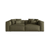 Aveiro 4-Sitzer Sofa aus Chenille in Grün (Eden 12 Olive), 236x118x86 cm von Cosmopolitan Design – Bild 1