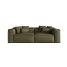 Aveiro 4-Sitzer Sofa aus Chenille in Grün (Eden 12 Olive), 236x118x86 cm von Cosmopolitan Design – Bild 1