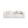 Aveiro 4-Sitzer Sofa aus Chenille in Hellbeige (Eden 2 Pearl), 236x118x86 cm von Cosmopolitan Design – Bild 1