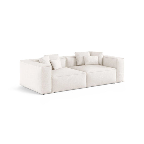 Aveiro 4-Sitzer Sofa aus Chenille in Hellbeige (Eden 2 Pearl), 236x118x86 cm von Cosmopolitan Design – Bild 2