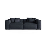 Aveiro 4-Sitzer Sofa aus Chenille in Marineblau (Eden 16 Deep Blue), 236x118x86 cm von Cosmopolitan Design – Bild 1