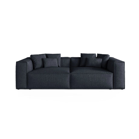 Aveiro 4-Sitzer Sofa aus Chenille in Marineblau (Eden 16 Deep Blue), 236x118x86 cm von Cosmopolitan Design – Bild 1