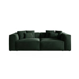 Aveiro 4-Sitzer Sofa aus Samt in Flaschengrün (Casino Deep Green), 236x118x86 cm von Cosmopolitan Design – Bild 1