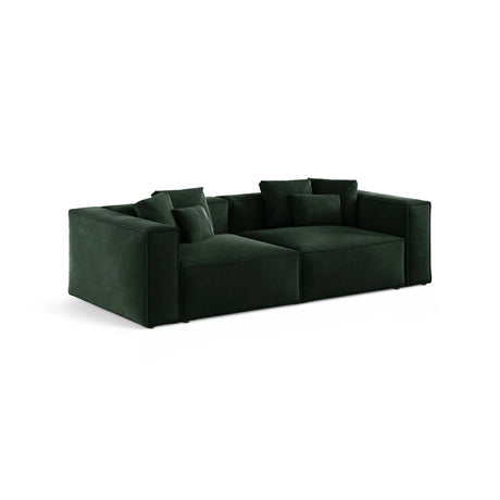 Aveiro 4-Sitzer Sofa aus Samt in Flaschengrün (Casino Deep Green), 236x118x86 cm von Cosmopolitan Design – Bild 2