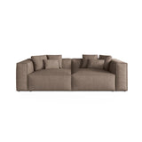 Aveiro 4-Sitzer Sofa aus Strukturierter Stoff in Cappuccino (Liberty 5), 236x118x86 cm von Cosmopolitan Design – Bild 1