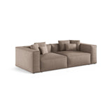 Aveiro 4-Sitzer Sofa aus Strukturierter Stoff in Cappuccino (Liberty 5), 236x118x86 cm von Cosmopolitan Design – Bild 2