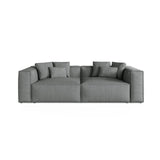 Aveiro 4-Sitzer Sofa aus Strukturierter Stoff in Grau (Liberty 20), 236x118x86 cm von Cosmopolitan Design – Bild 1