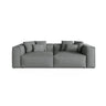 Aveiro 4-Sitzer Sofa aus Strukturierter Stoff in Grau (Liberty 20), 236x118x86 cm von Cosmopolitan Design – Bild 1
