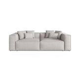 Aveiro 4-Sitzer Sofa aus Strukturierter Stoff in Hellgrau (Liberty 18), 236x118x86 cm von Cosmopolitan Design – Bild 1