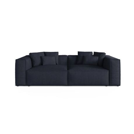 Aveiro 4-Sitzer Sofa aus Strukturierter Stoff in Marineblau (Liberty 15), 236x118x86 cm von Cosmopolitan Design – Bild 1